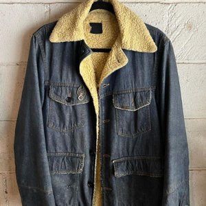 Sears & Roebucks Sherpa lined denim jacket